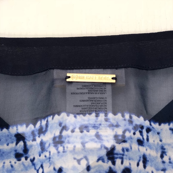 🆕MKors Beach Sheer Swim Cover Up Striped Chiffon - Picture 7 of 7